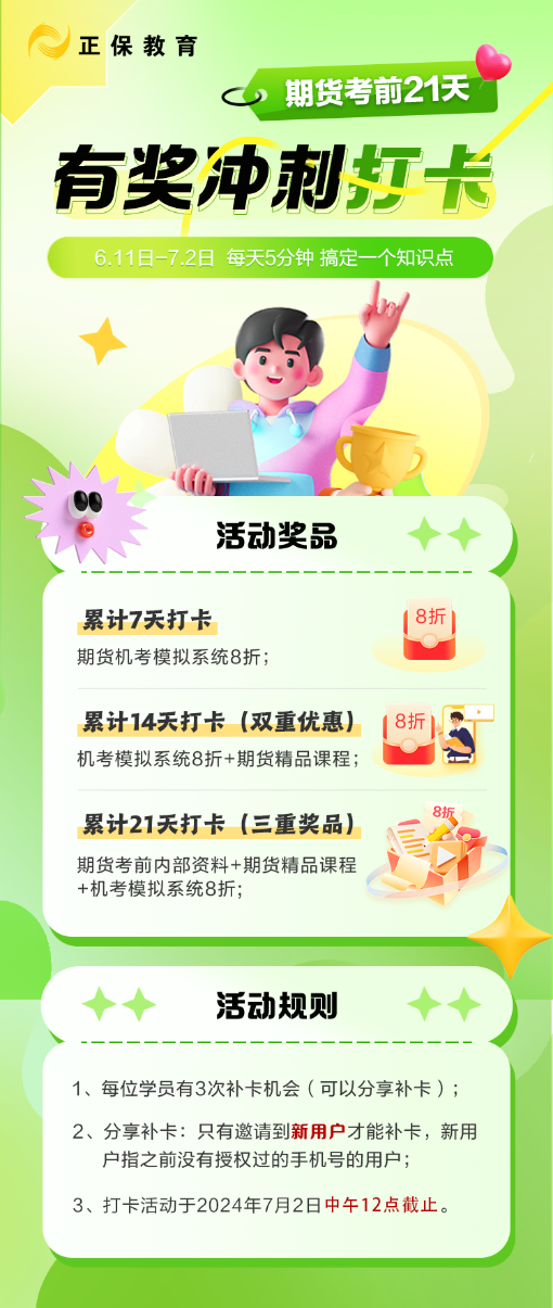 期貨專場(chǎng)考試沖刺階段請(qǐng)這樣復(fù)習(xí)！
