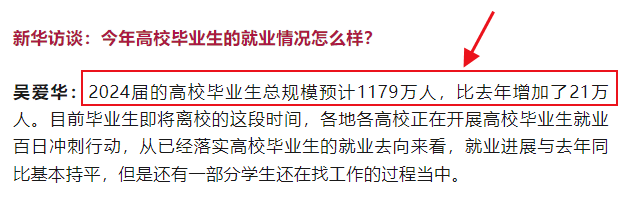 2024畢業(yè)生人數(shù)再創(chuàng)新高，大學(xué)生就業(yè)何去何從？