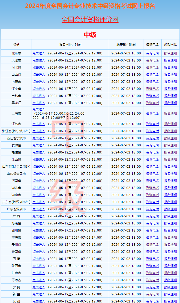 重磅！全國(guó)2024中級(jí)會(huì)計(jì)職稱(chēng)考試報(bào)名入口已開(kāi)通 抓緊報(bào)>