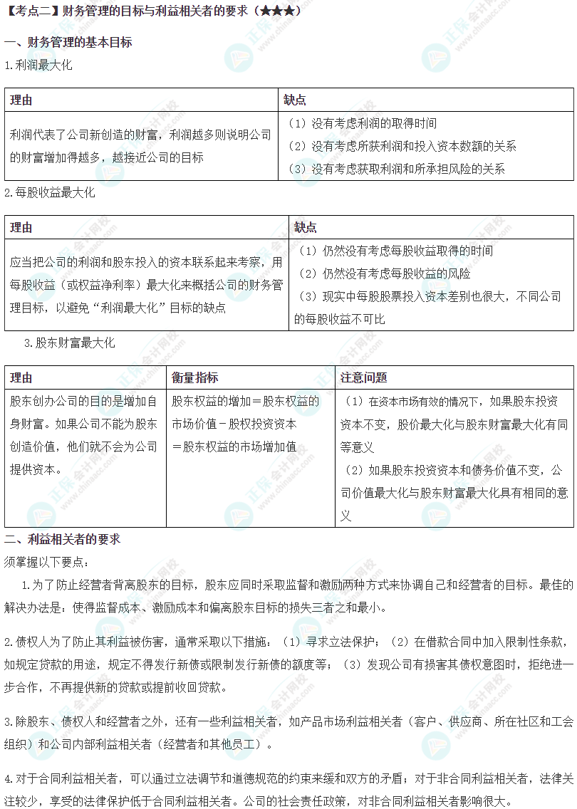 2024年注會《財務(wù)成本管理》高頻考點2