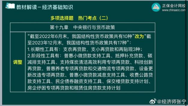 張寧老師圈劃中級經(jīng)濟基礎(chǔ)多選題熱門考點