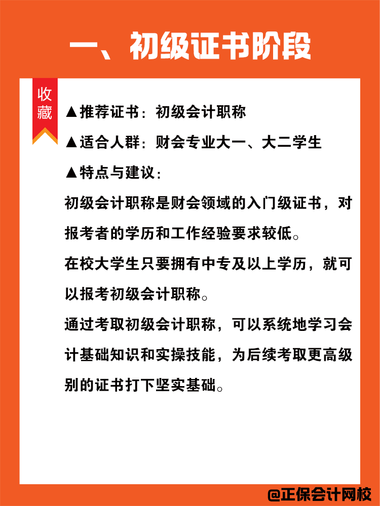 在校財(cái)會(huì)人考證順序，你到哪一步了？