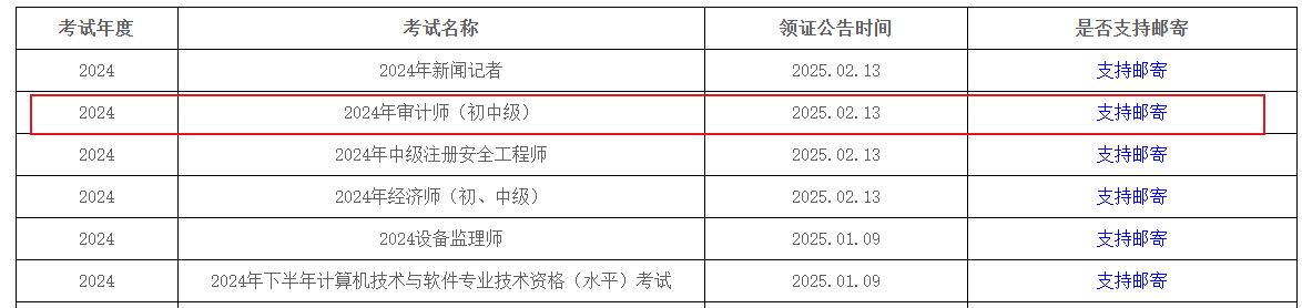 四川雅安2024年中級會計證書領取通知
