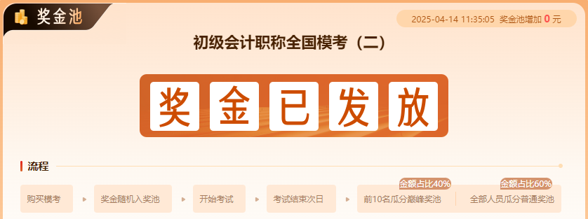 2025年初級會計第二次萬人?？紟p峰獎池中獎學(xué)員名單出爐~