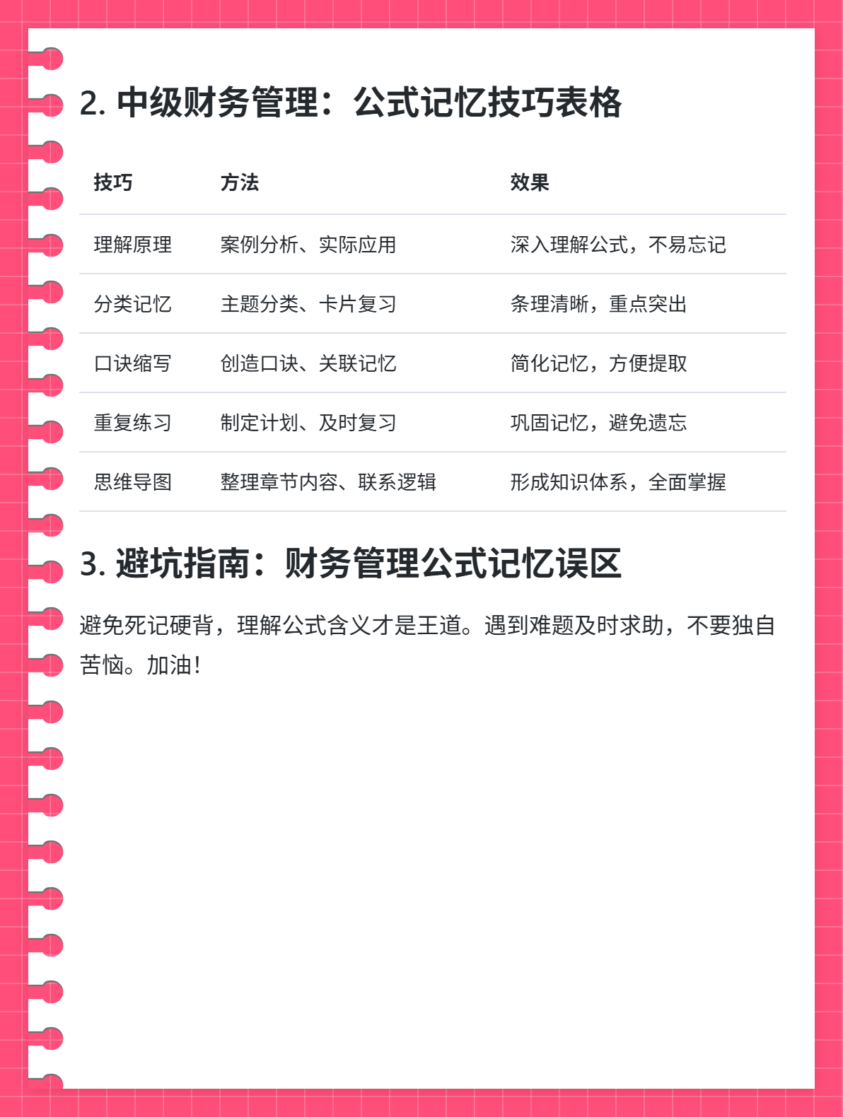 財務管理公式怎么學？死記硬背行不通！