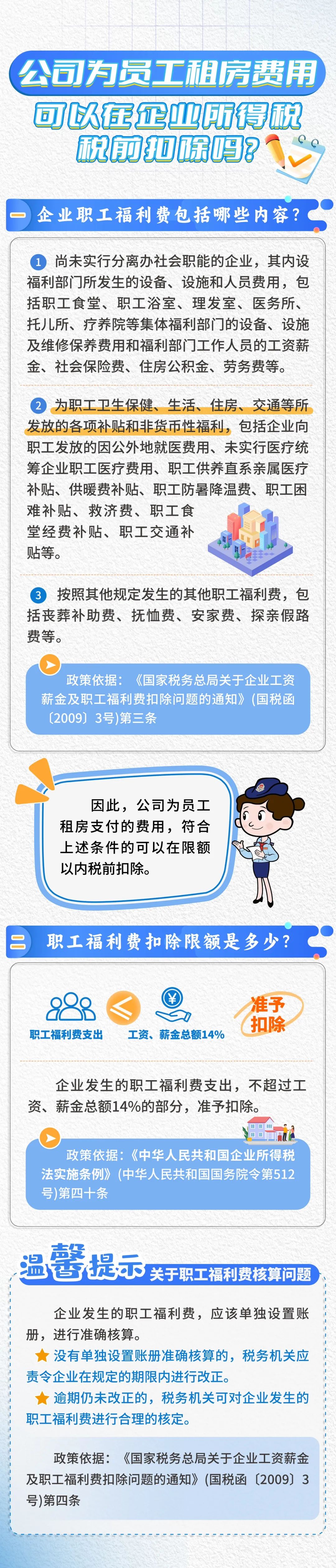公司為員工租房費(fèi)用可以在企業(yè)所得稅稅前扣除嗎？
